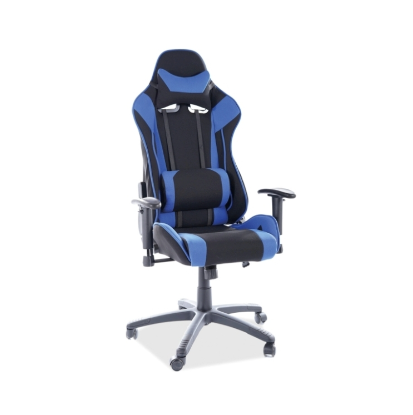 Кресло компьютерное VIPER Signal синий/черный