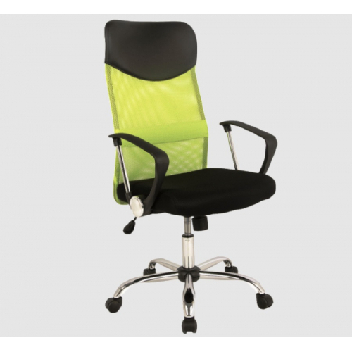 Кресло офисное Q-025 Signal зеленый/черный