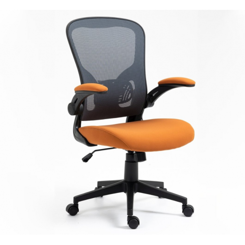 Кресло поворотное Q-333 Signal оранжевый/черный