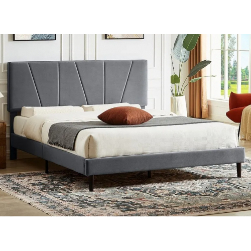 Кровать Savana 160 Velvet Signal серый