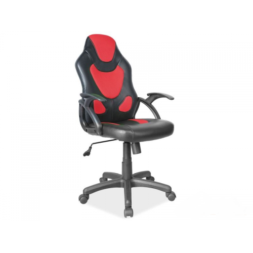 Офисное кресло Q-100 Signal красный/черный