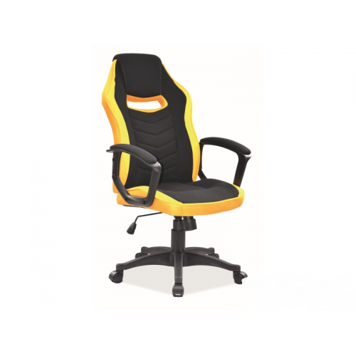 Крісло комп'ютерне Camaro Signal жовтий/чорний
