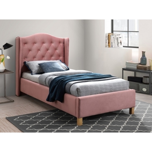Кровать Aspen Velvet 90 Signal античный розовый