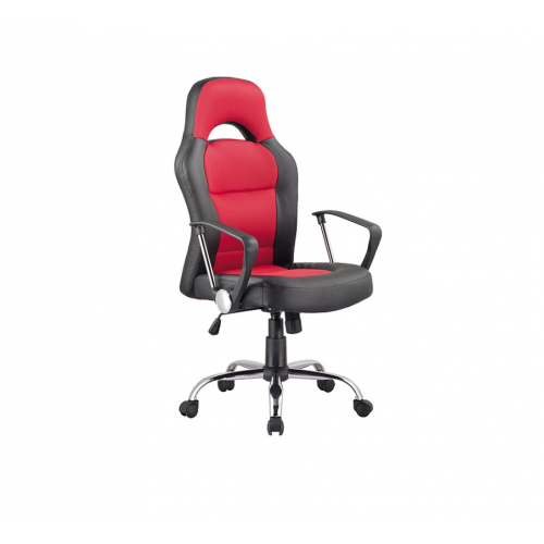 Кресло офисное Q-033 Signal красно/черный